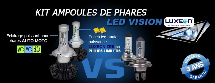 Kit ampoules Led phares